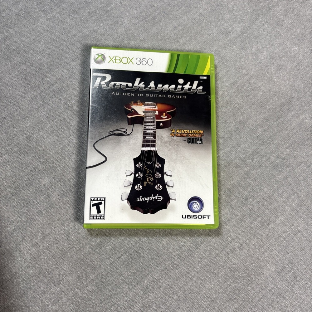 Rocksmith Microsoft Xbox 360 Video Game 2011 Ubisoft Manual Included T-Teen